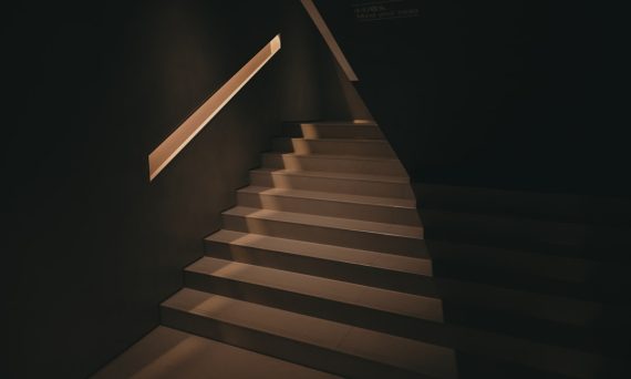 Photo staircase wall lights